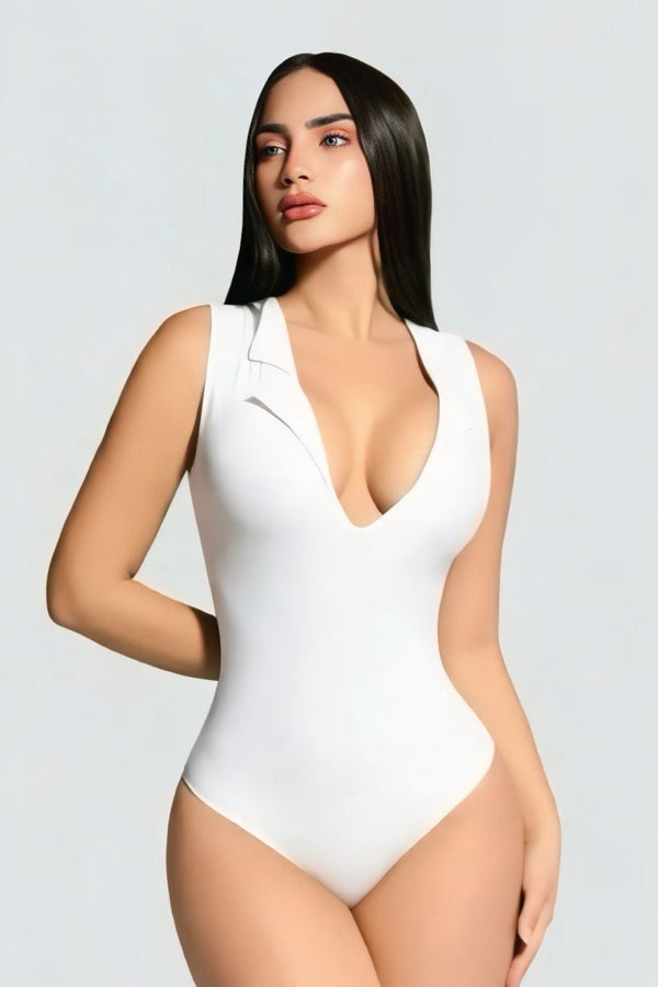 Body Aleja Blanco con control de abdomen