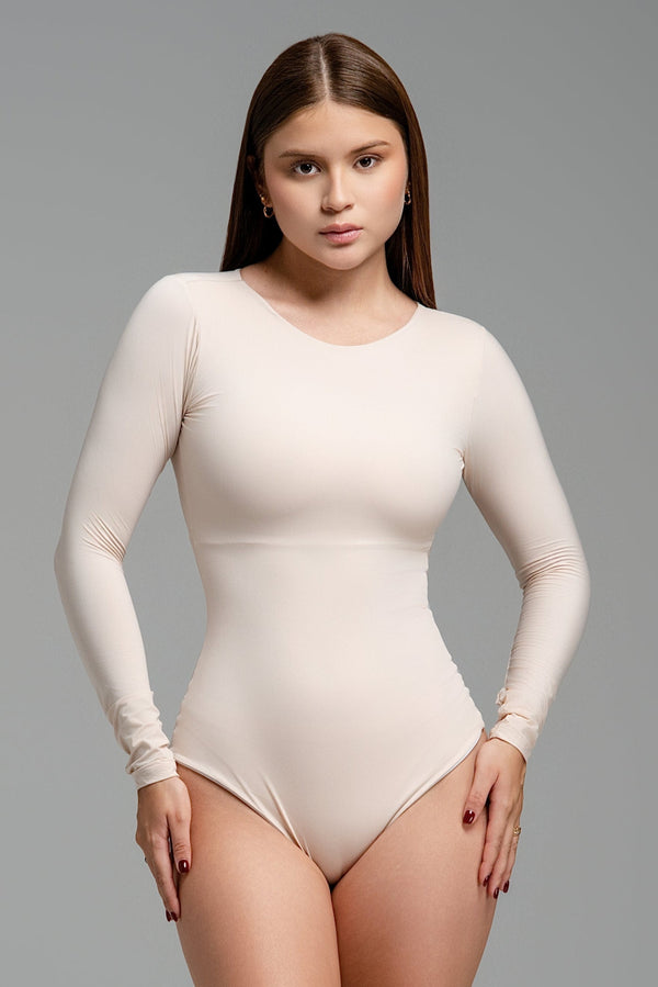 Body veronica beige con control de abdomen